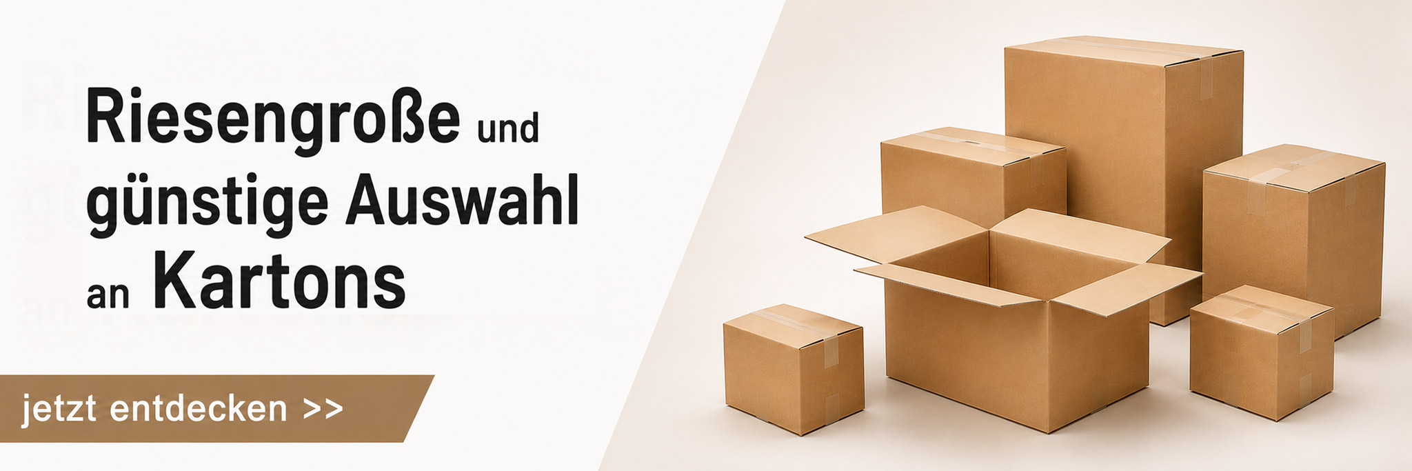 Riesengro�e Auswahl an Kartons