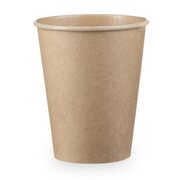 Kaffeebecher Coffee To Go  Pappbecher 100% ohne Kunststoff braun 300ml, 50 Stk.