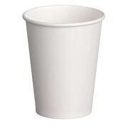Kaffeebecher Coffee To Go  Pappbecher 100% ohne Kunststoff wei� 200ml, 50 Stk.