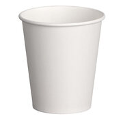 Kaffeebecher Coffee To Go Pappbecher 100% ohne Kunststoff wei� 300ml, 50 Stk.