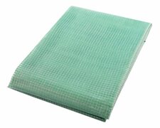 Gitterplane 2,00 x 3,00 m transparent mit grnem Gitter 250 g/m mit Nagelrand verstrkt gefaltet UV-stabil