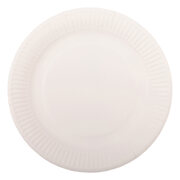 Teller aus Pappe rund �18cm wei�, 20 Stk.