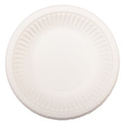Teller aus Pappe rund tief 380ml �19cm wei�, 50 Stk.