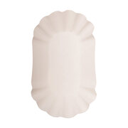 Schalen aus Pappe oval 10.5x17.5x3cm wei�, 250 Stk.