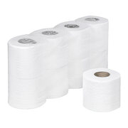 Ecoline Toilettenpapier 3-lagig aus Zellstoff  250 Blatt 9,6x11 cm, 56 Rollen