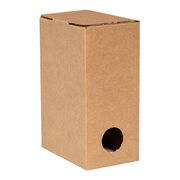 Karton f�r Bag in Box  1,5 Liter 133x88x196mm, braun