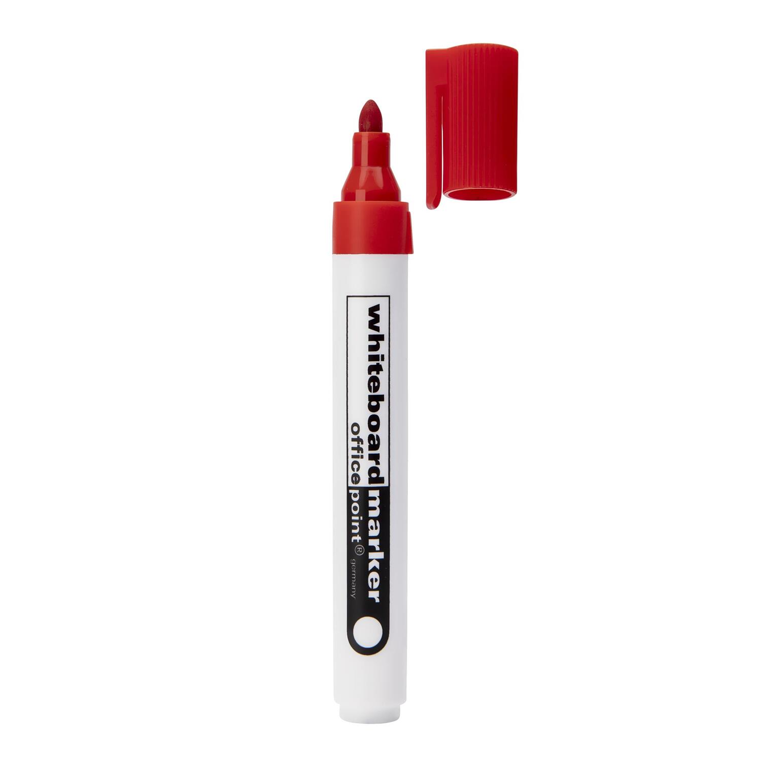 Whiteboard Marker 1-5mm Rundspitze rot, 10 Stk.