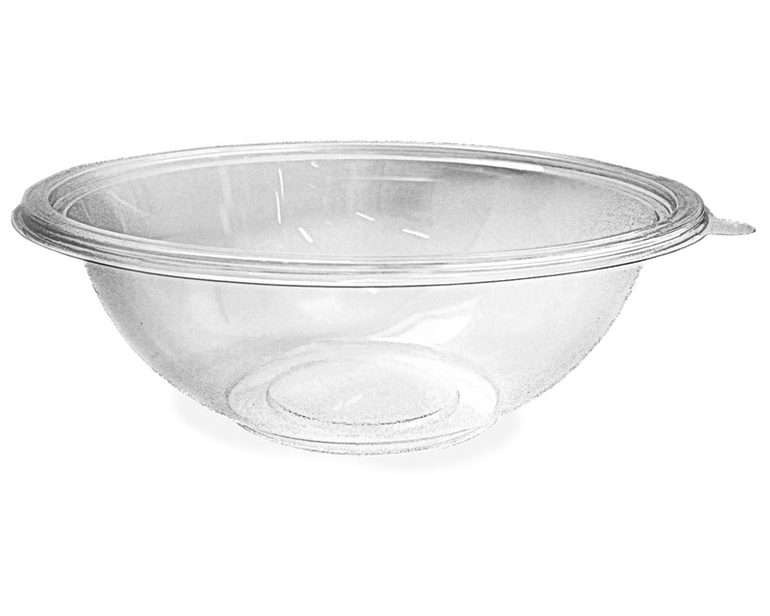 Salatschalen rund � 19,9 cm PREMIUM klar 1000 ml (PET), 50 Stk.