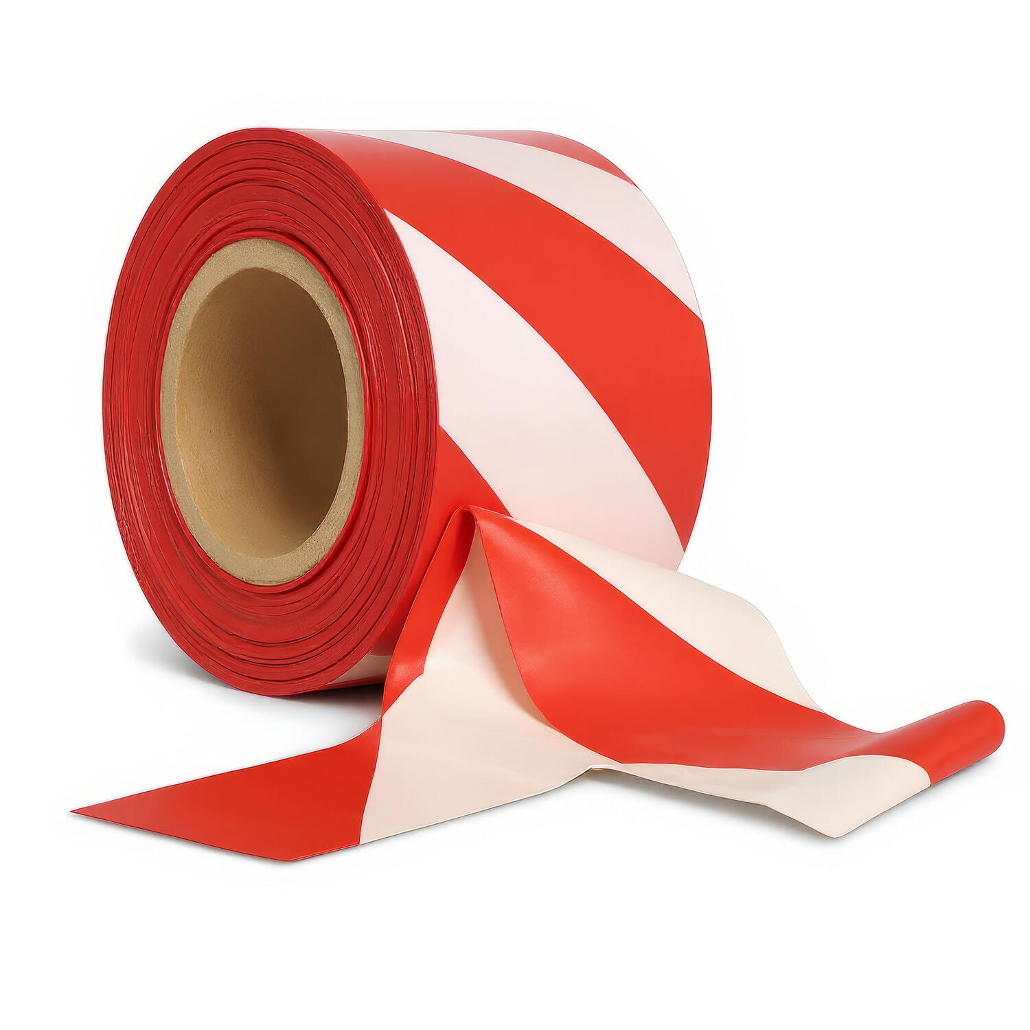 Absperrband rot wei� gestreift 75mm breit 500 Meter LDPE