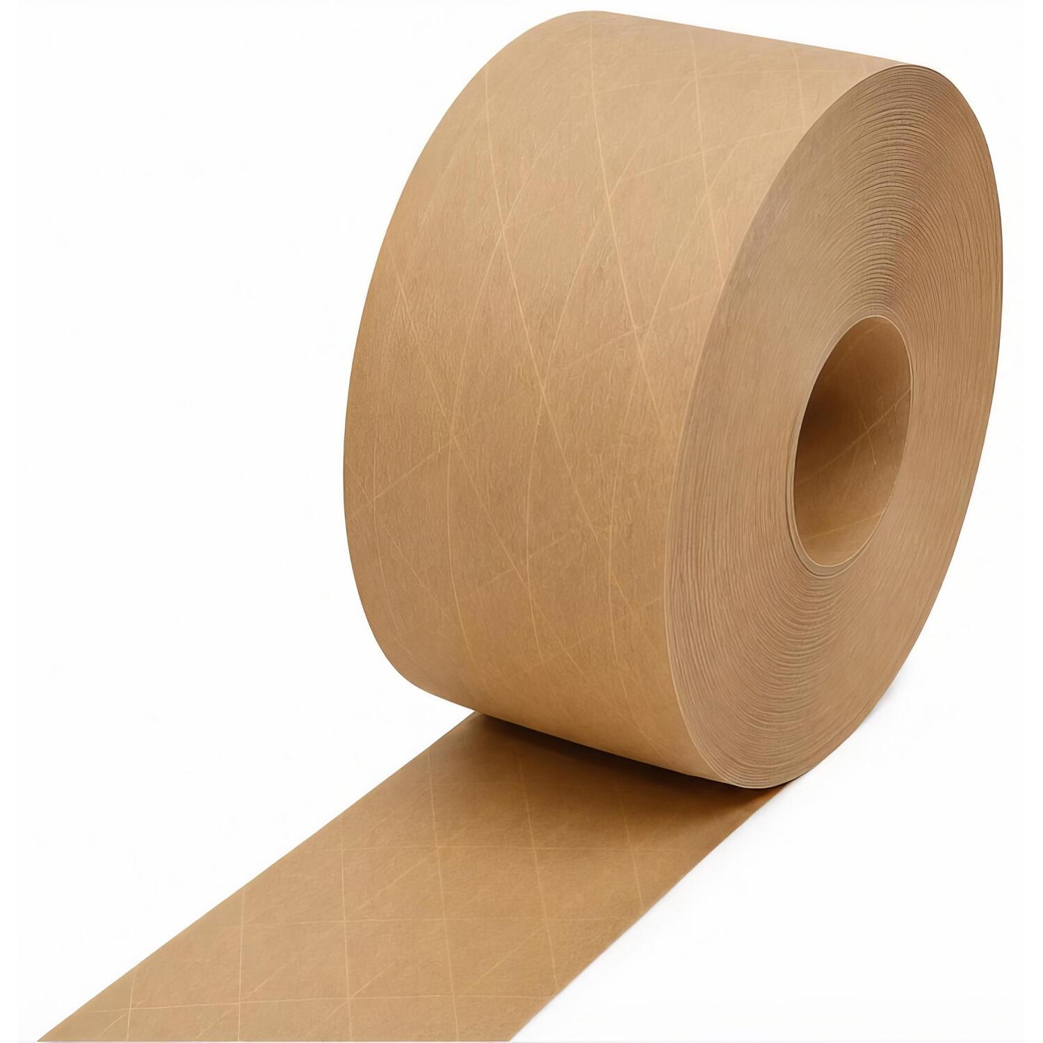 Nassklebeband kernlos 70 x 150m, 125 g/m2 Gitterverst�rkt extrastark Papier braun