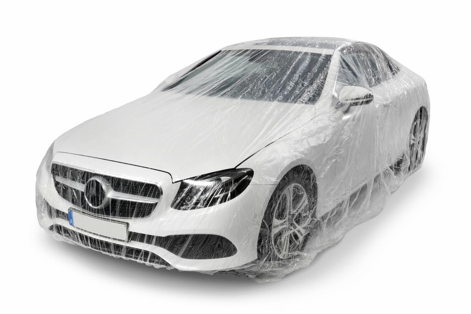 Autoabdeckhaube Autoplane PE transparent 430�630cm in Werkstattqualit�t