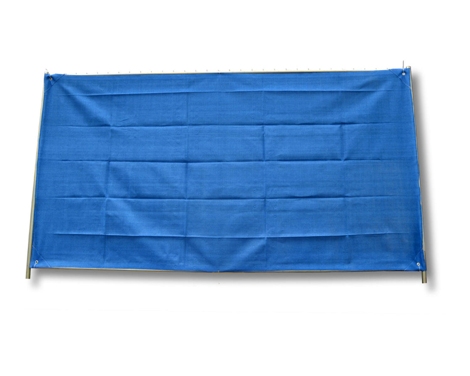 Bauzaunnetz ge�st 1,80 x 3,45 m 150 g/m� blau