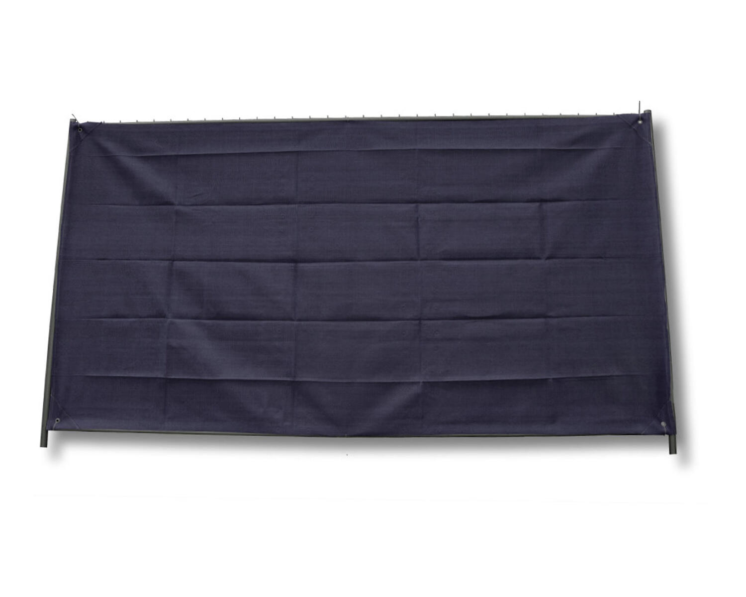 Bauzaunnetz ge�st 1,80 x 3,45 m 150 g/m� schwarz
