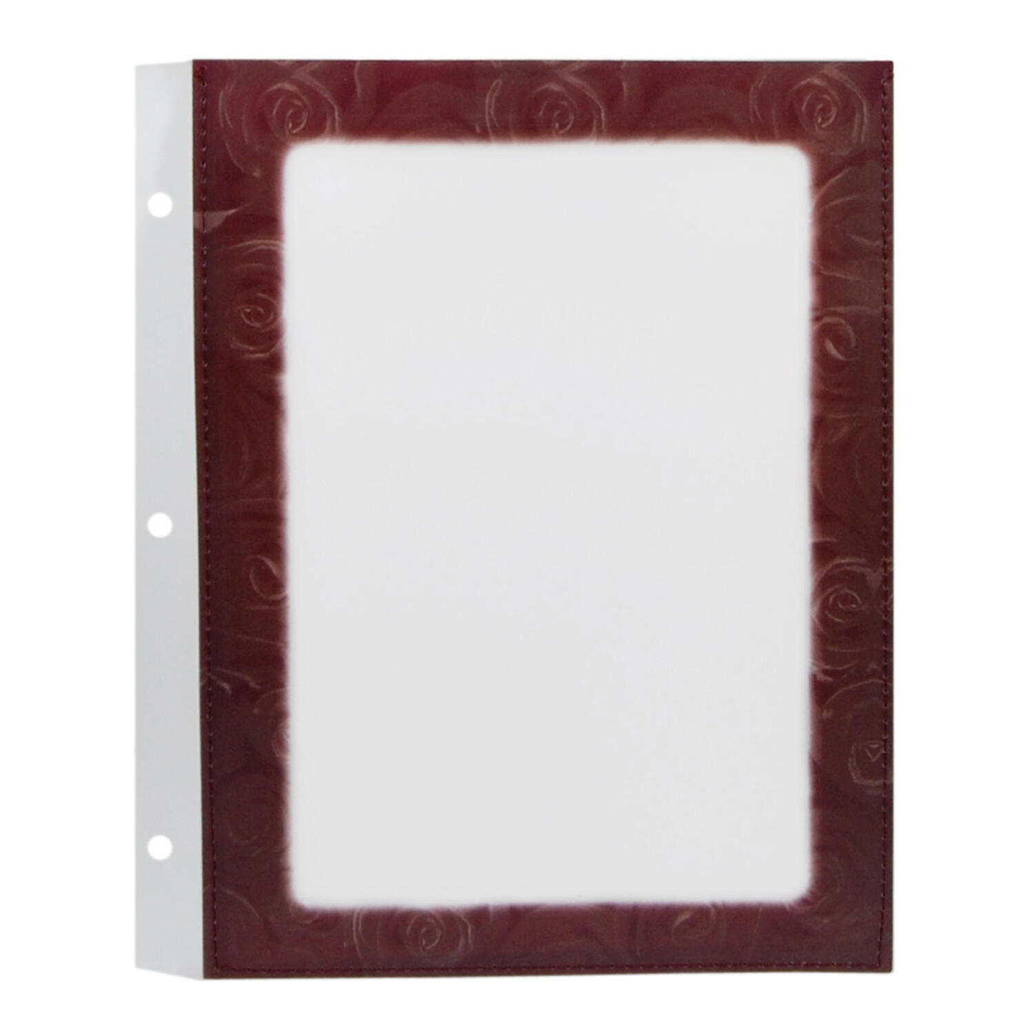 Folienbl�tter, weinrot, A5, 10 Stk.