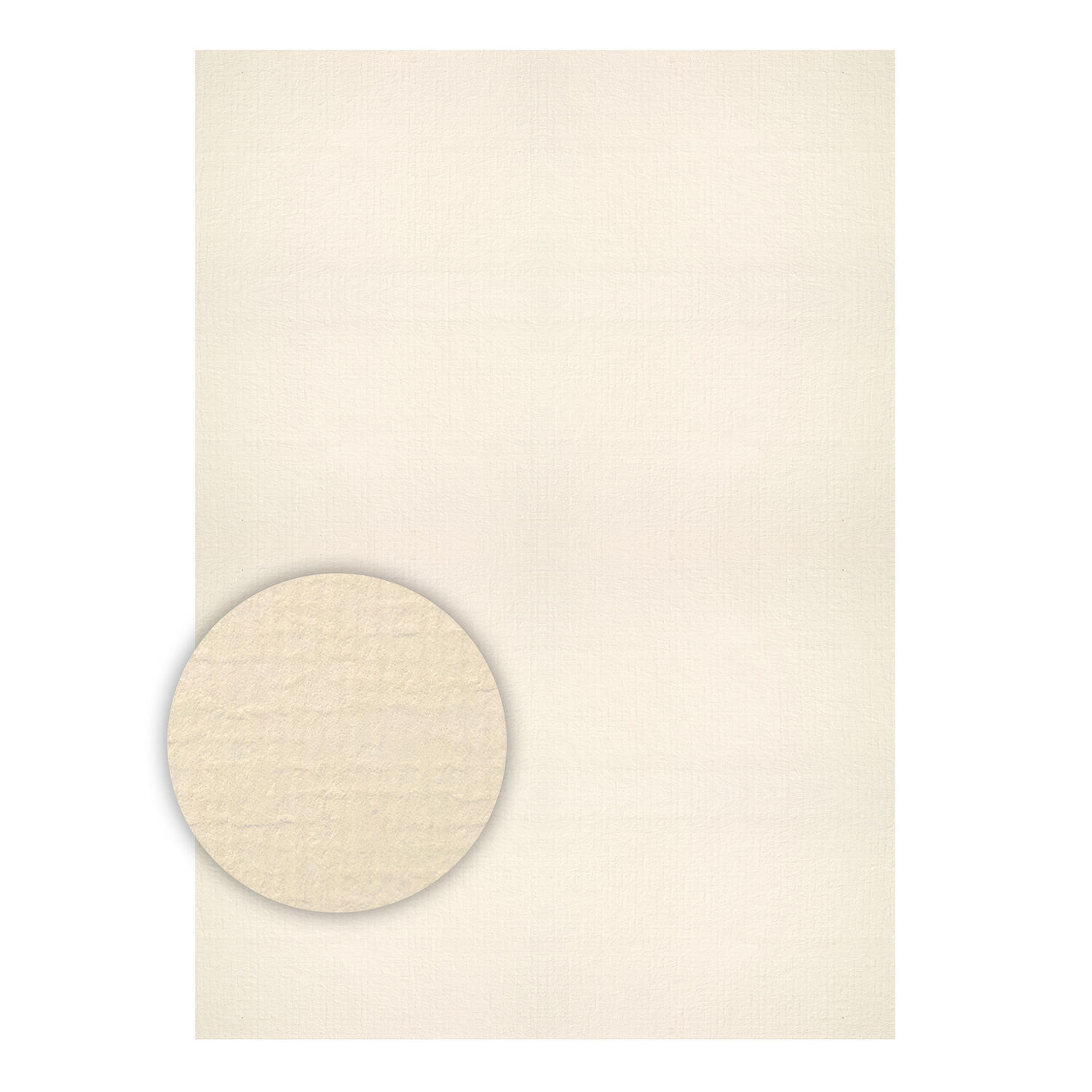Einlegebl�tter A4, elfenbein strukturiert, 100g, 50 Stk.