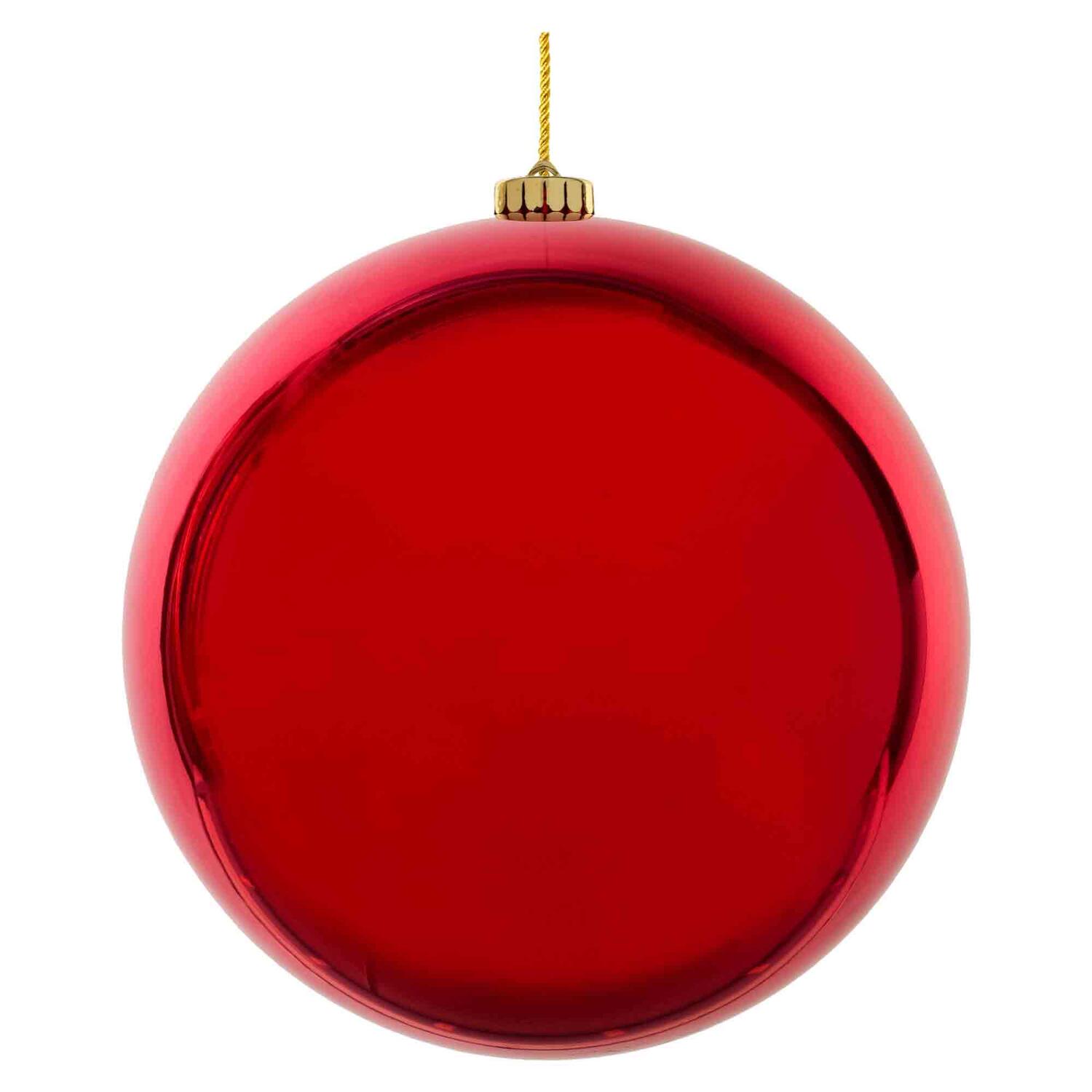 Weihnachtskugeln Christbaumkugeln XL aus Kunststoff rot �15cm, 1 Stk.