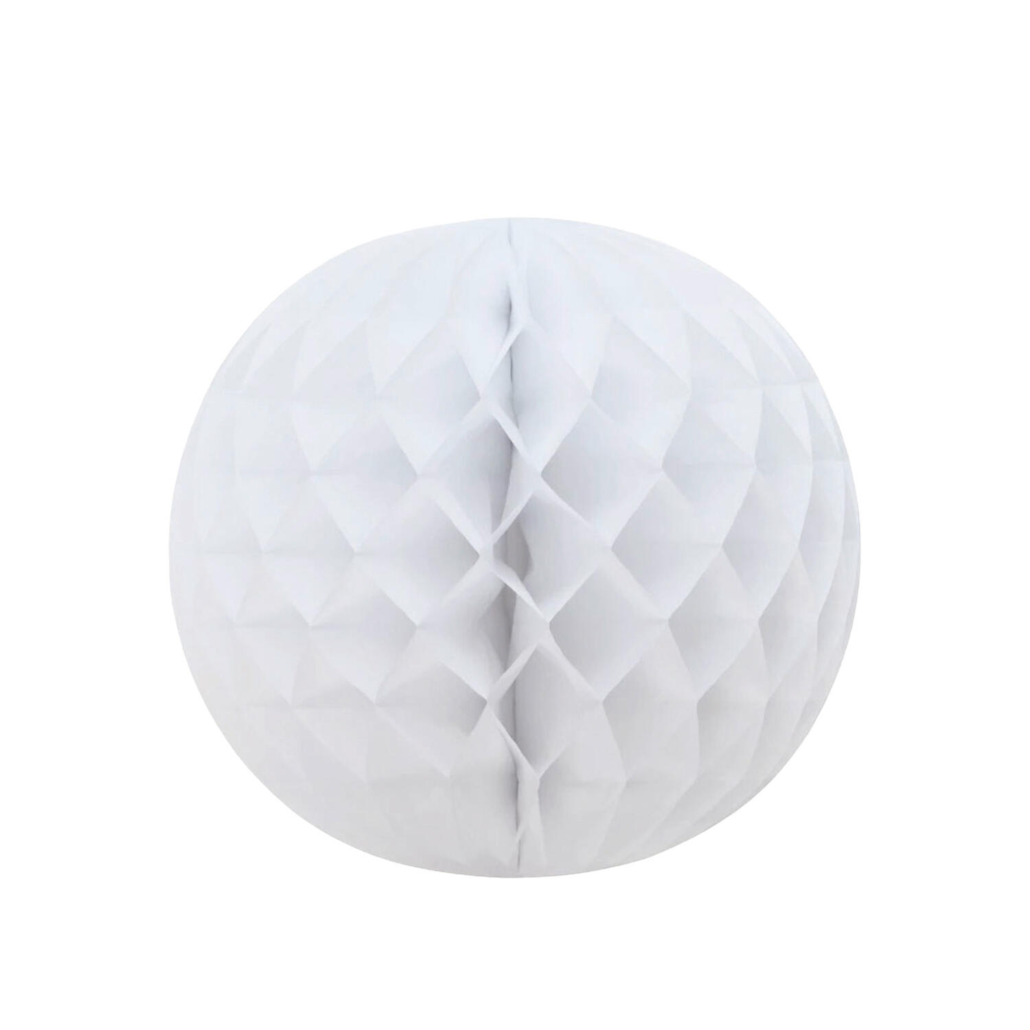 Wabenball Lampion rund wei  25 cm