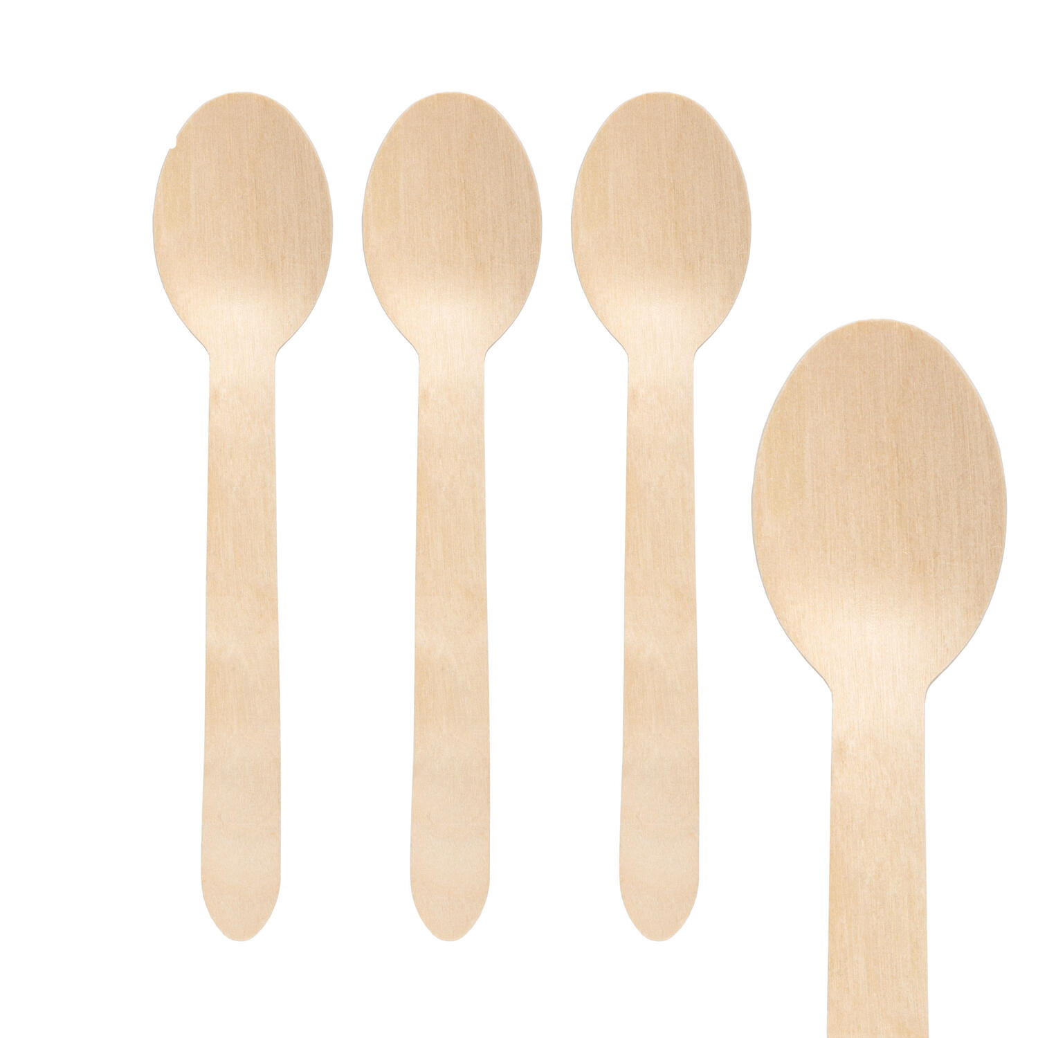 L�ffel Einweg aus Holz, 16cm, 100 Stk.