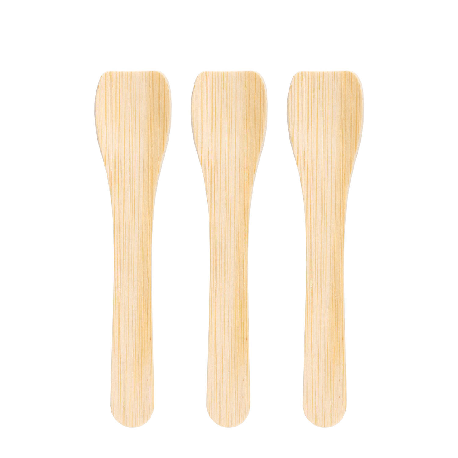 Eisl�ffel aus Bambus, 9.5cm, 100 Stk.