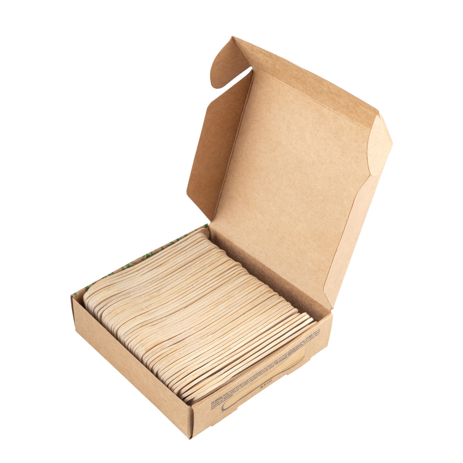 Eisl�ffel aus Bambus, 9.5cm, 100 Stk.