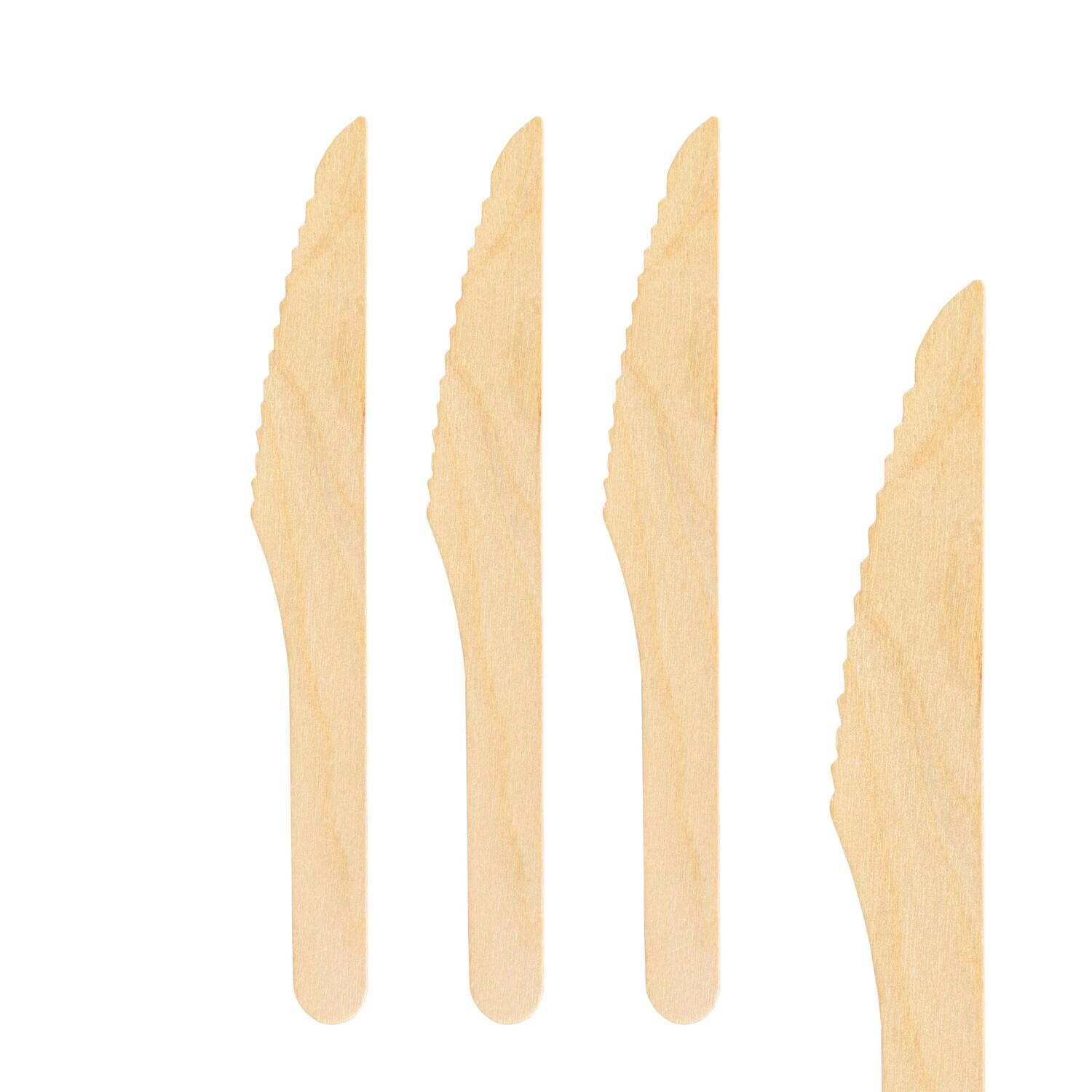 Messer aus Holz 16cm, 20 Stk.