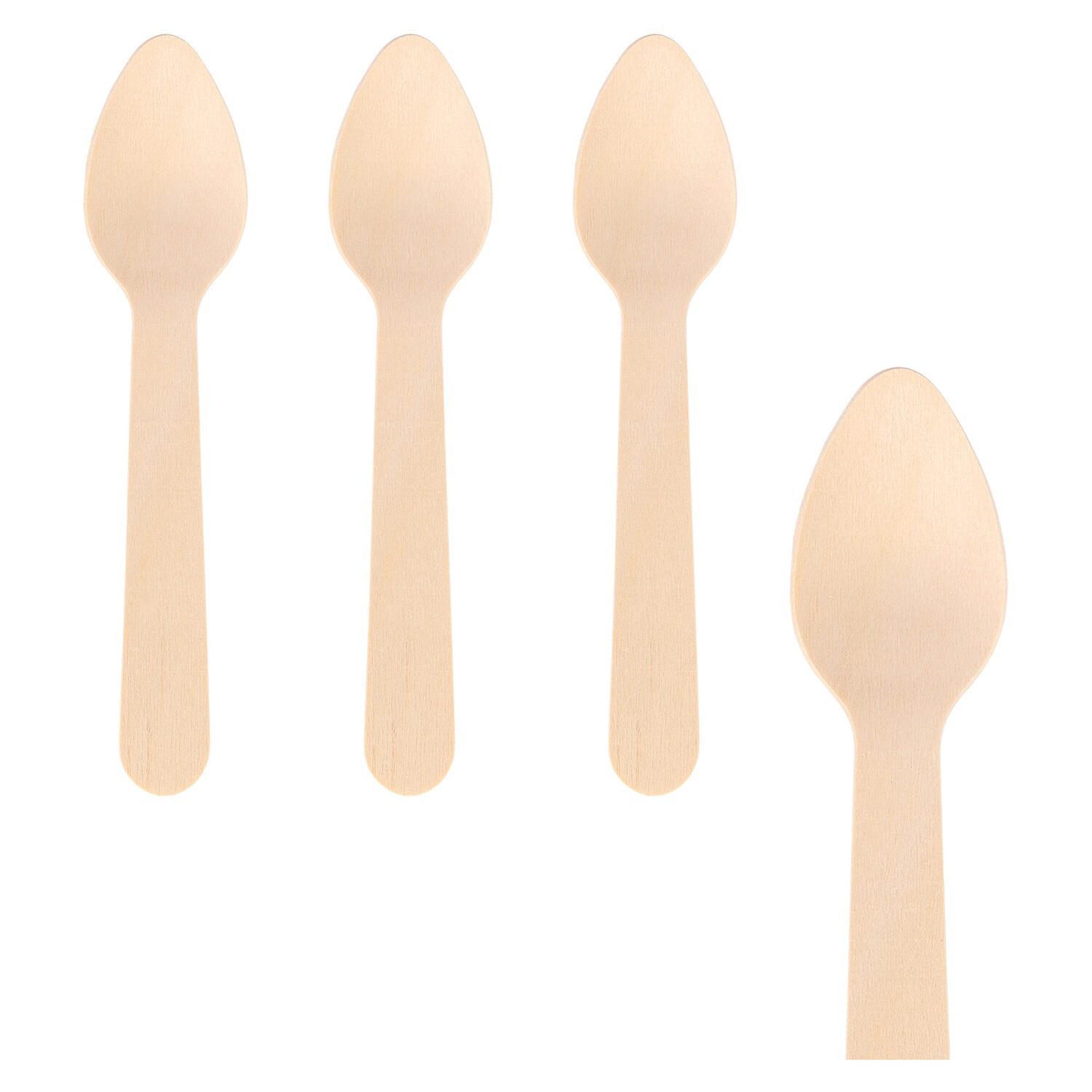 Kaffeel�ffel aus Holz 11cm, 20 Stk.