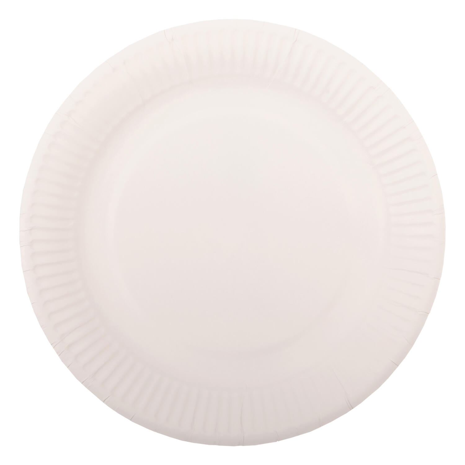 Teller aus Pappe rund �18cm wei�, 20 Stk.