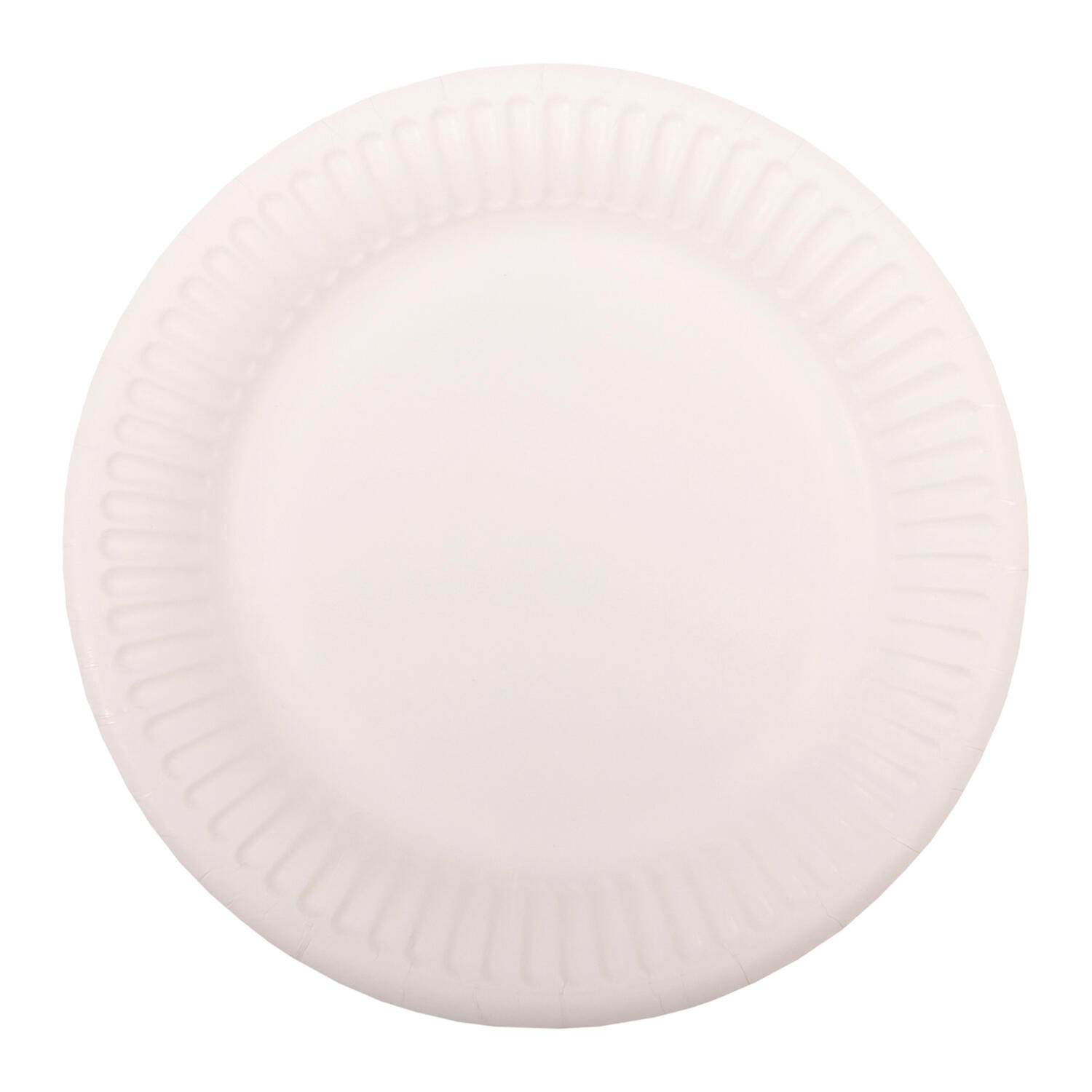 Teller aus Pappe rund �15cm wei�, 100 Stk.