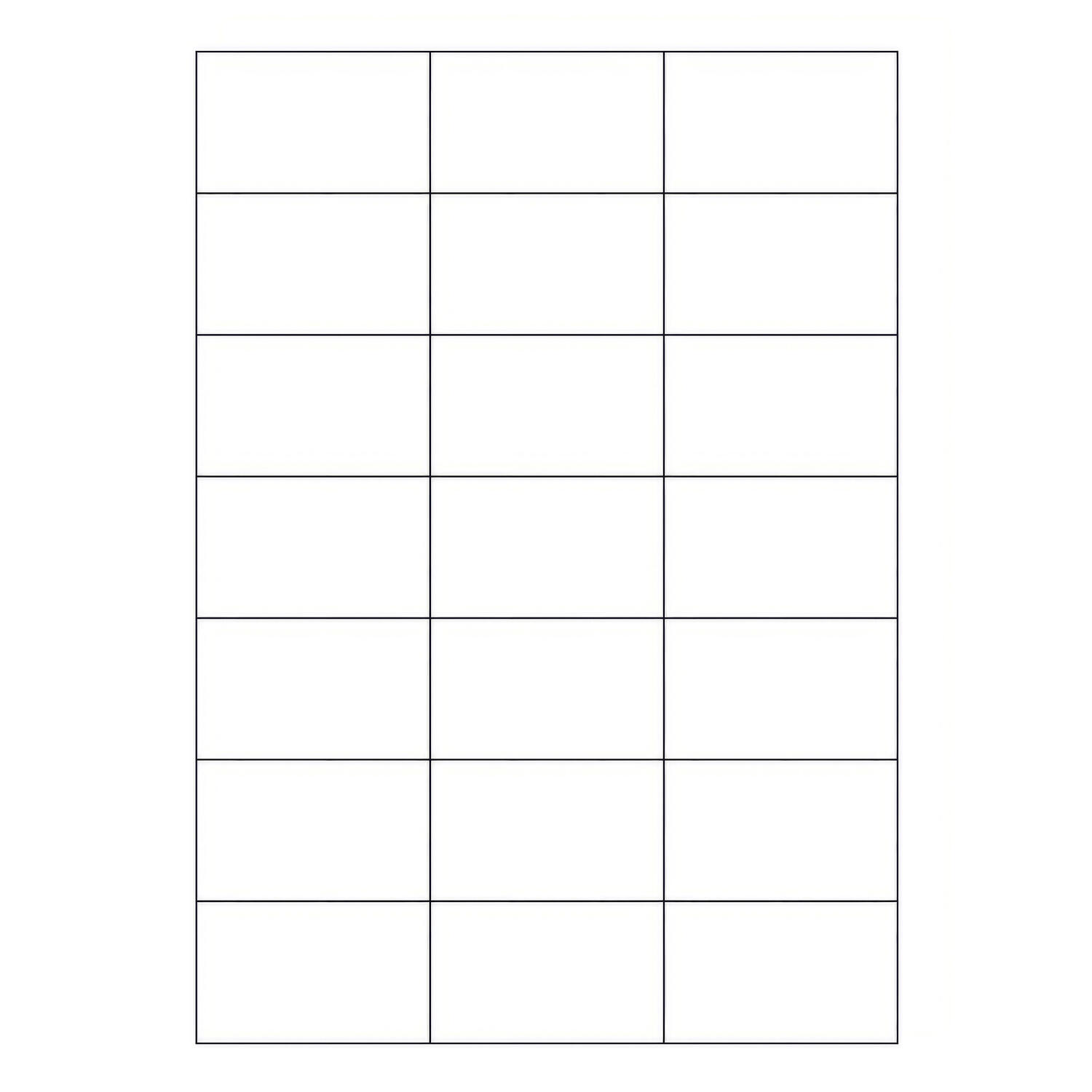 Etiketten Labels selbstklebend wei� 70 x 42.3mm auf DIN A4, 2100 Stk.