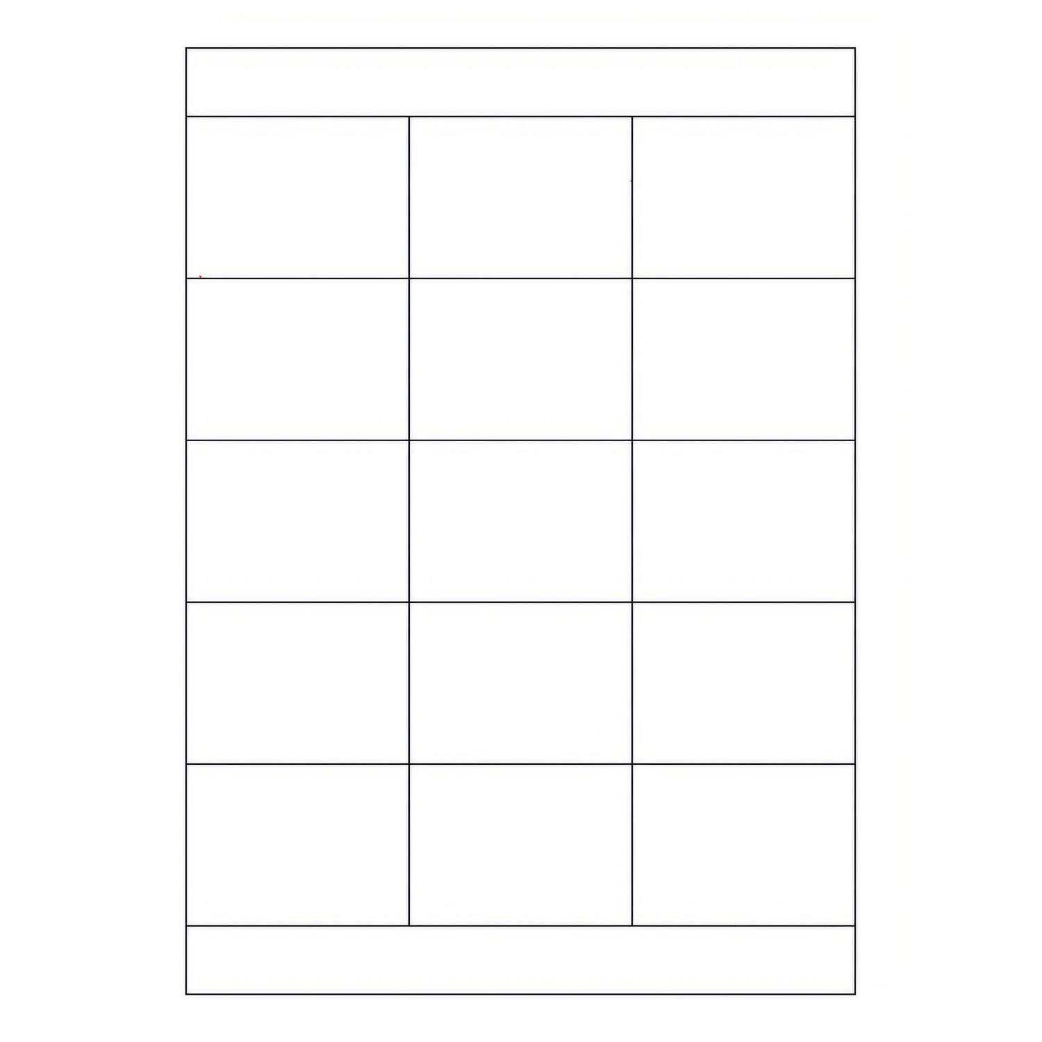 Etiketten Labels selbstklebend wei� 70 x 50.8mm auf DIN A4, 1500 Stk.