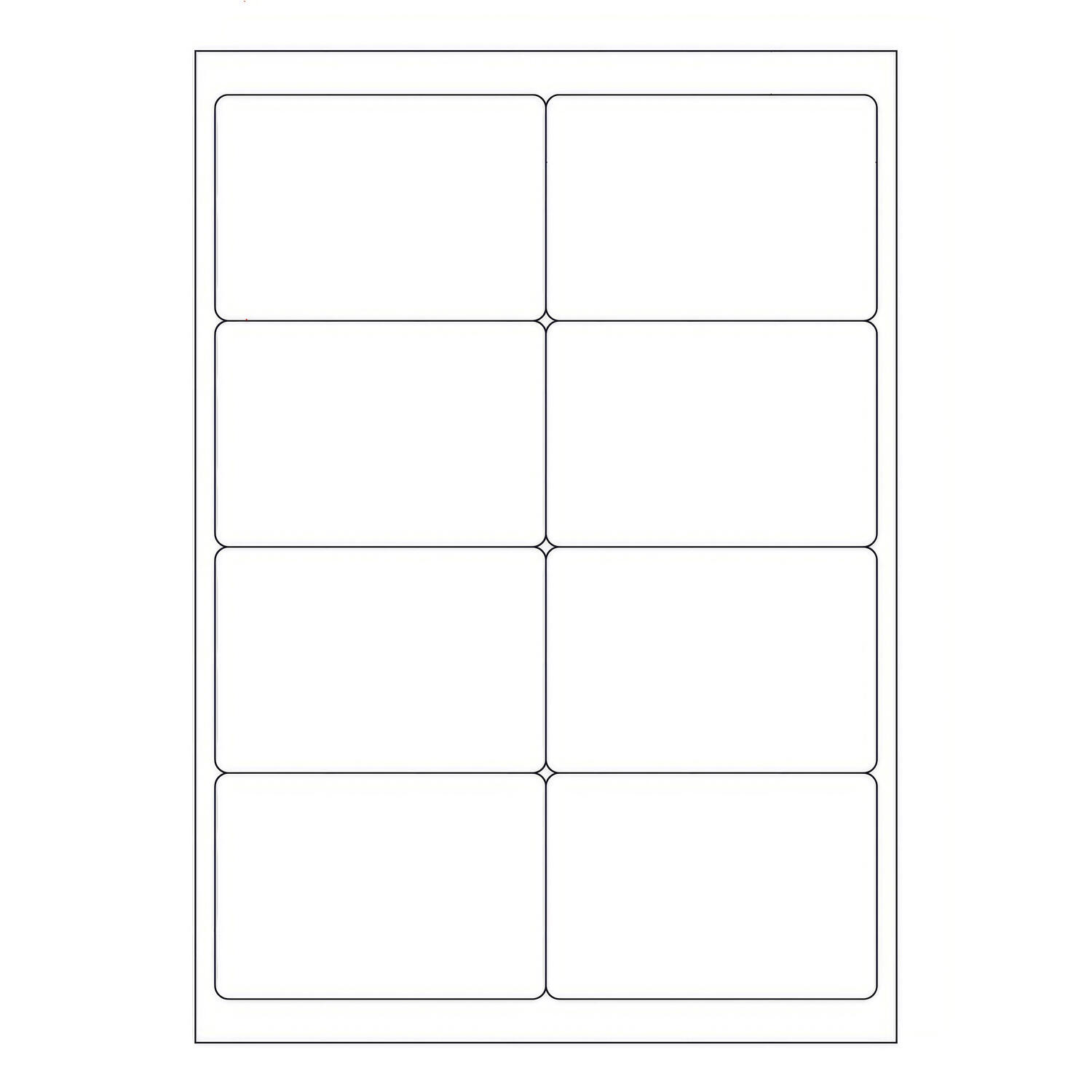 Etiketten Labels selbstklebend wei� 99.1 x 67.7mm auf DIN A4, 800 Stk.