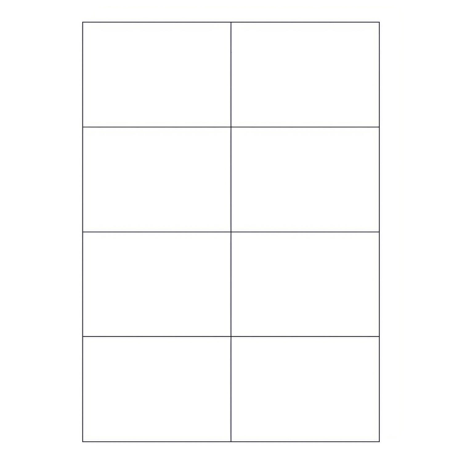 Etiketten Labels selbstklebend wei� 105 x 74mm auf DIN A4, 800 Stk.