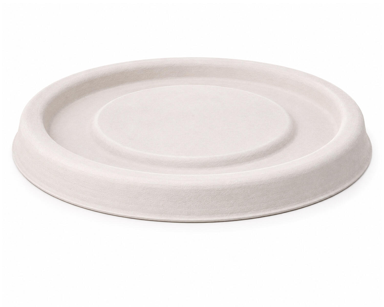 Deckel f�r Dressingbecher Dipschale 30ml 60ml aus Bagasse Zuckerrohr �62mm, 50 Stk.