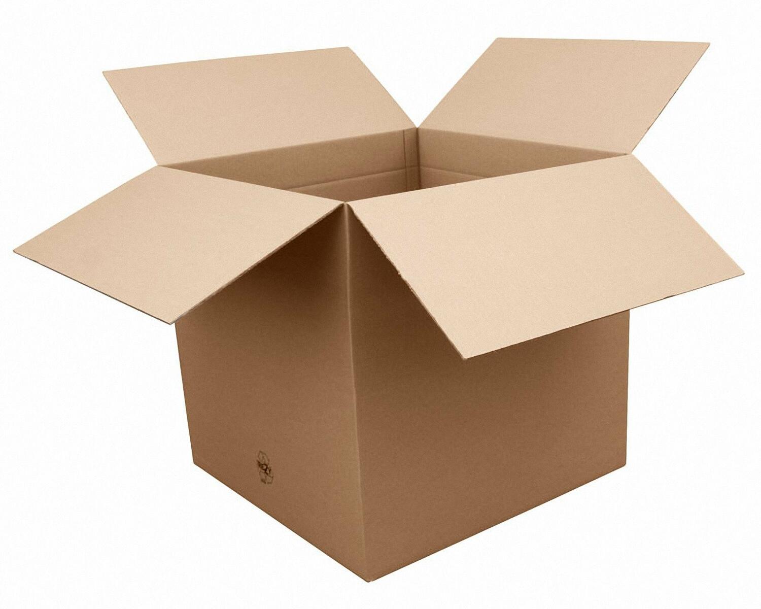 Faltkarton  600x600x(300)-600mm (Au�enma�) mit variabler H�he 1-wellig Dickwelle