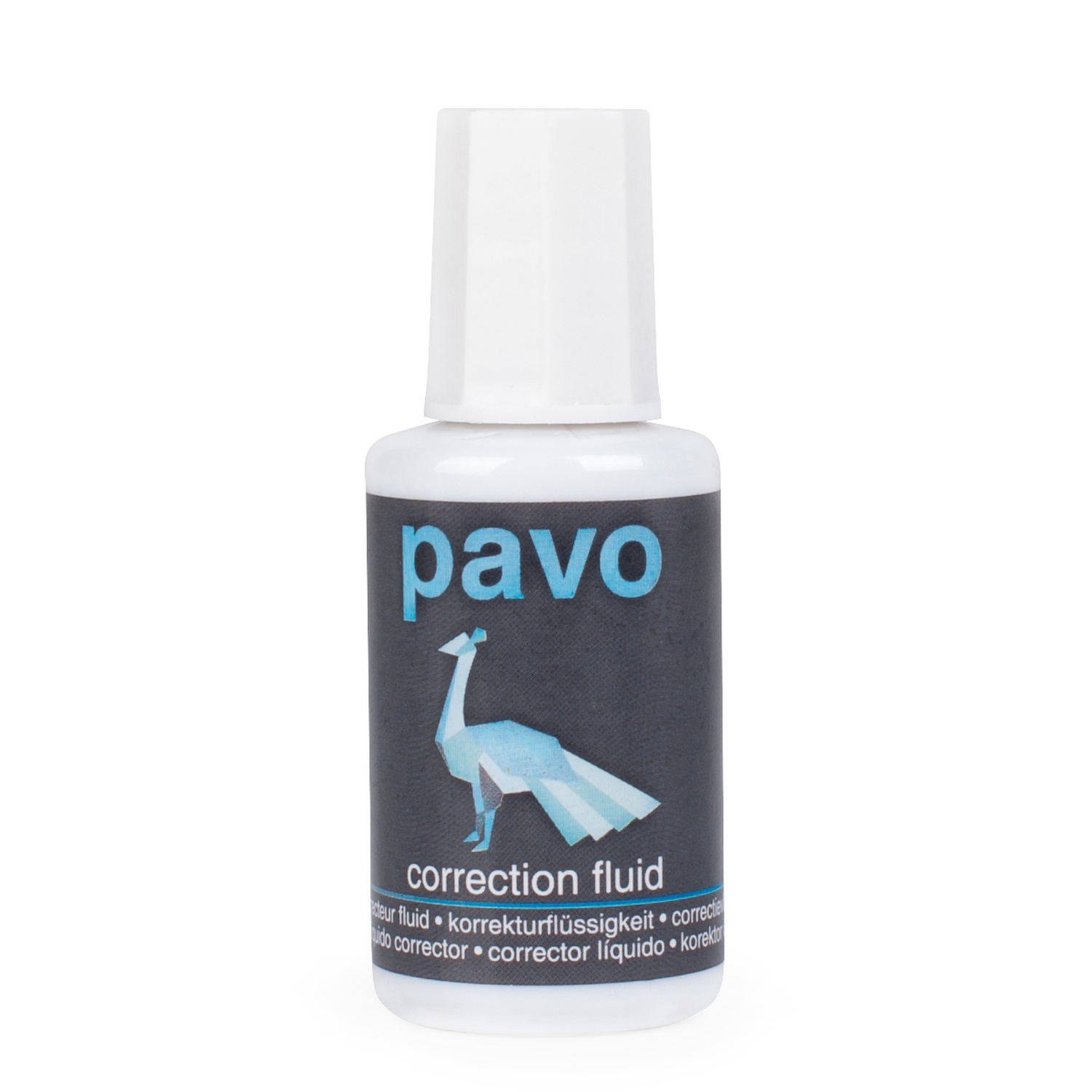 PAVO Korrekturfl�ssigkeit mit Pinsel schnelltrocknend 20 ml