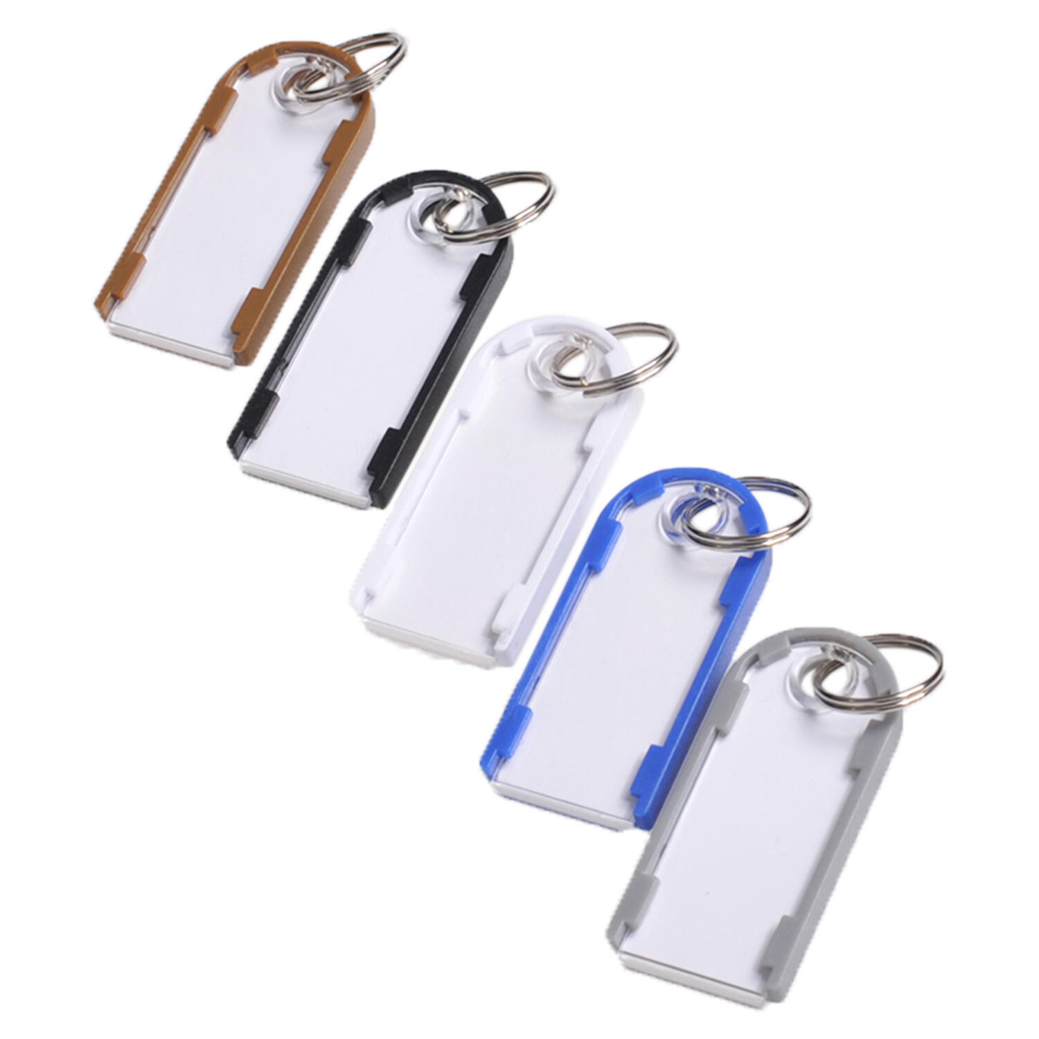 Magnetische Schlsselanhnger mit Schlsselring verschiedene Farben, 10 Stk.