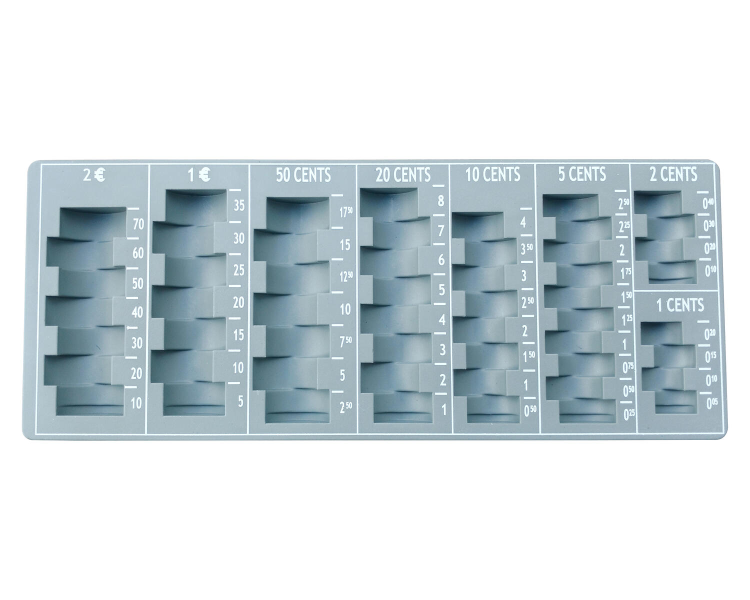 Geldkassette aus robustem Stahl  inkl. Euro M�nzbrett und Geldscheineinsatz