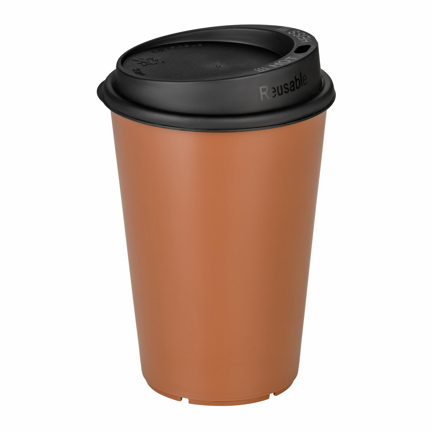 Mehrweg Hei�getr�nkebecher Kaffeebecher Coffee to go inkl. Domdeckel - 400 ml