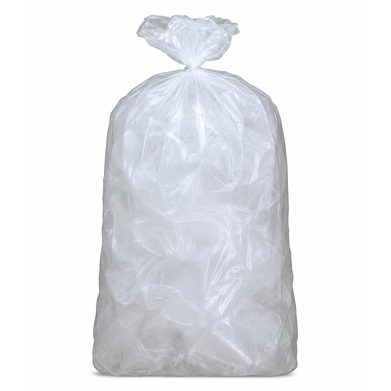 M�lls�cke 120 Liter, Home&Office T60extra, transparent, 25 Stk.