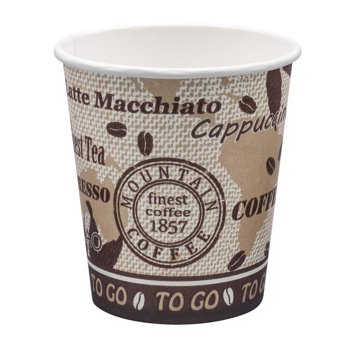 Kaffeebecher Getr�nkebecher Coffee Mountain 180 ml,  80 Stk.
