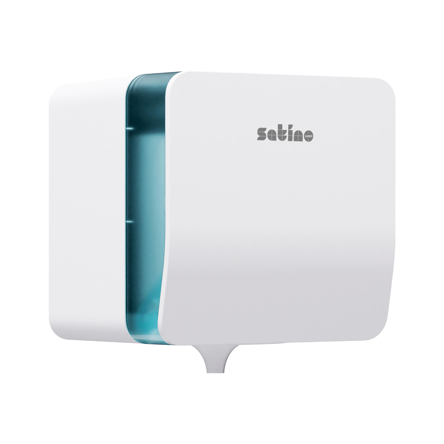Satino Hyginity Spender Plus f�r Handtuchrollen mit Innenabwicklung, System CF1, 29,4 cm x 26,0 cm x 24,5 cm,  wei�