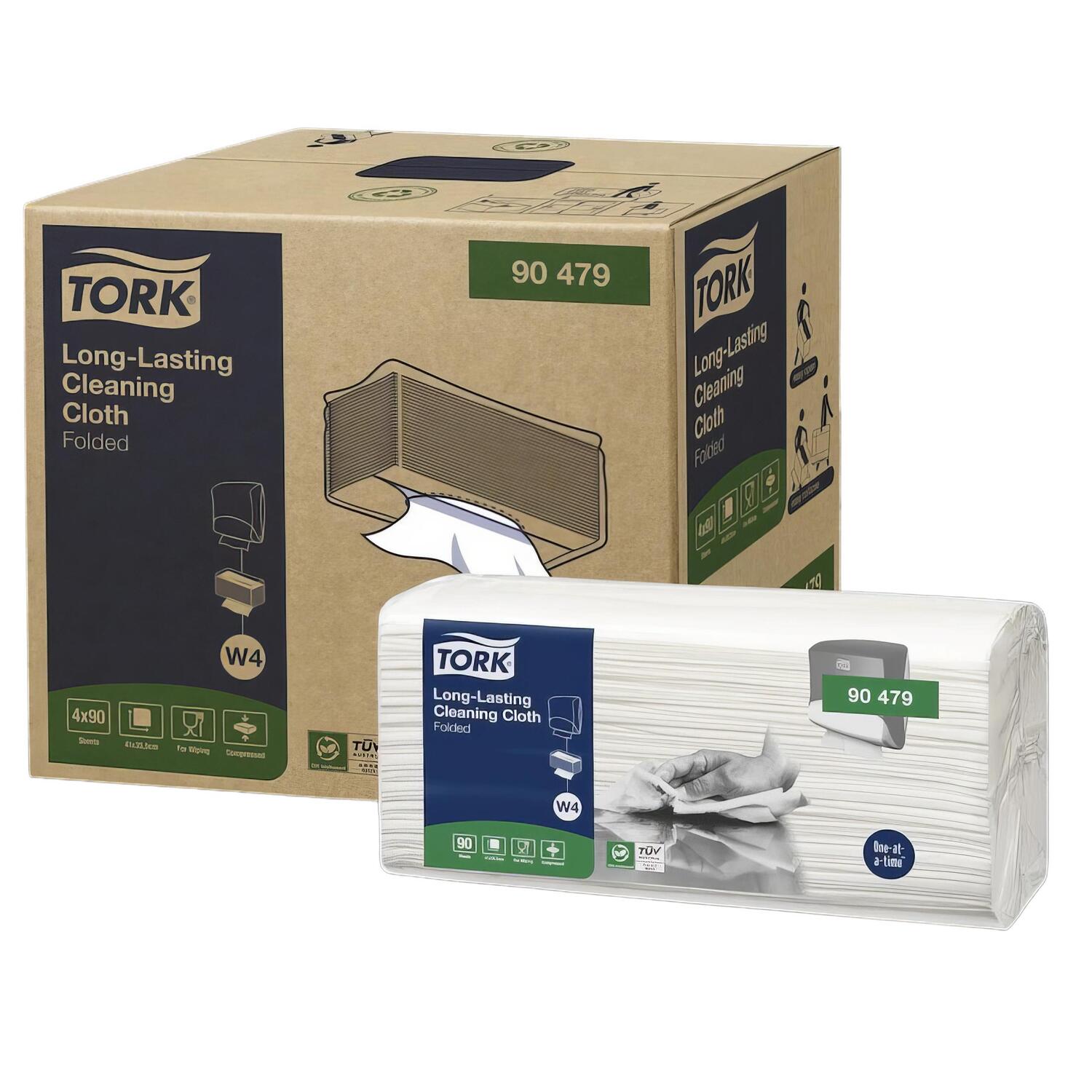 Tork Premium Spezialtuch wei� reissfest W4 35,5x43 cm, 5x90 T�cher=450 T�cher