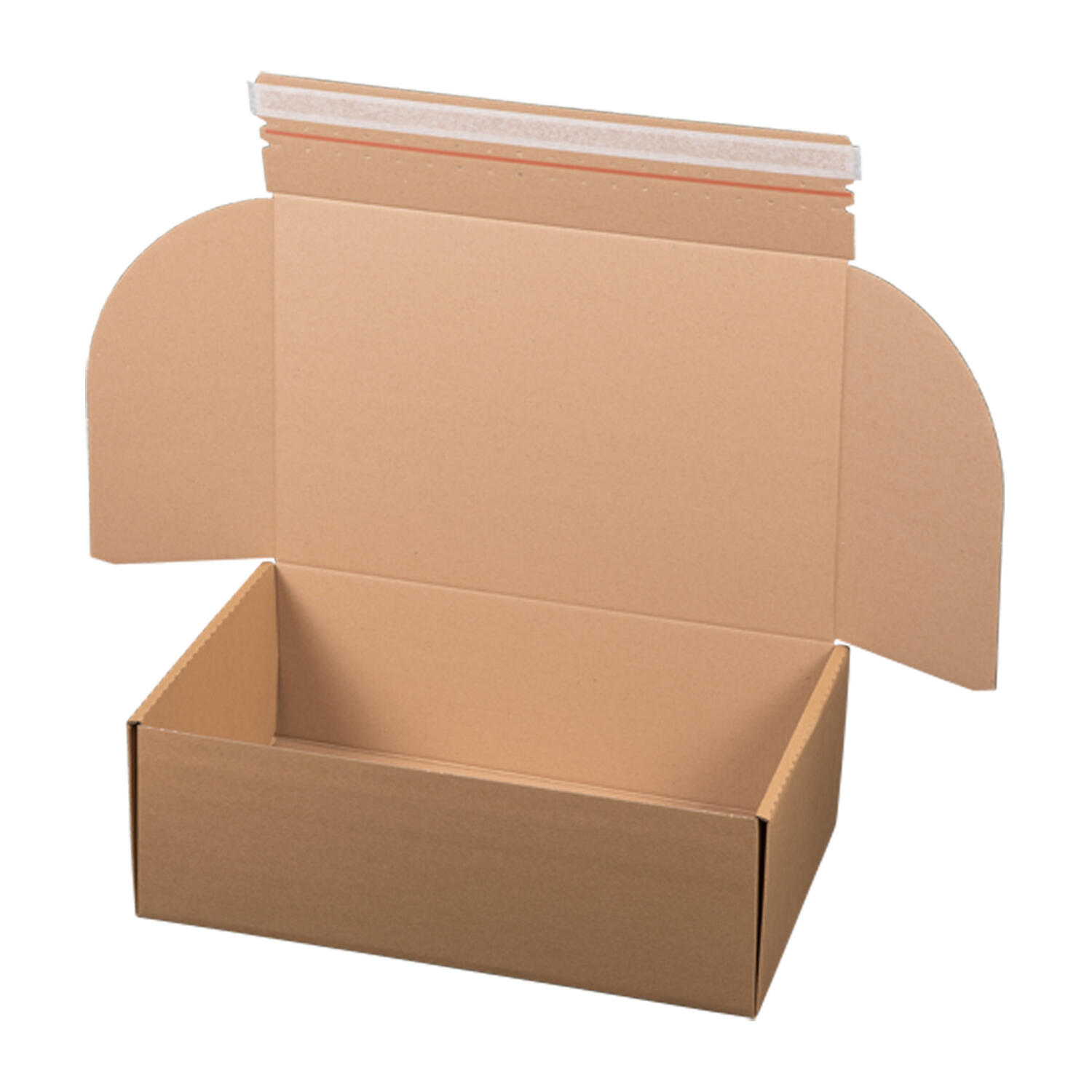 Versandkarton 460x315x155mm MODULBOX 7 mit Selbstklebeverschluss & Aufrei�faden braun
