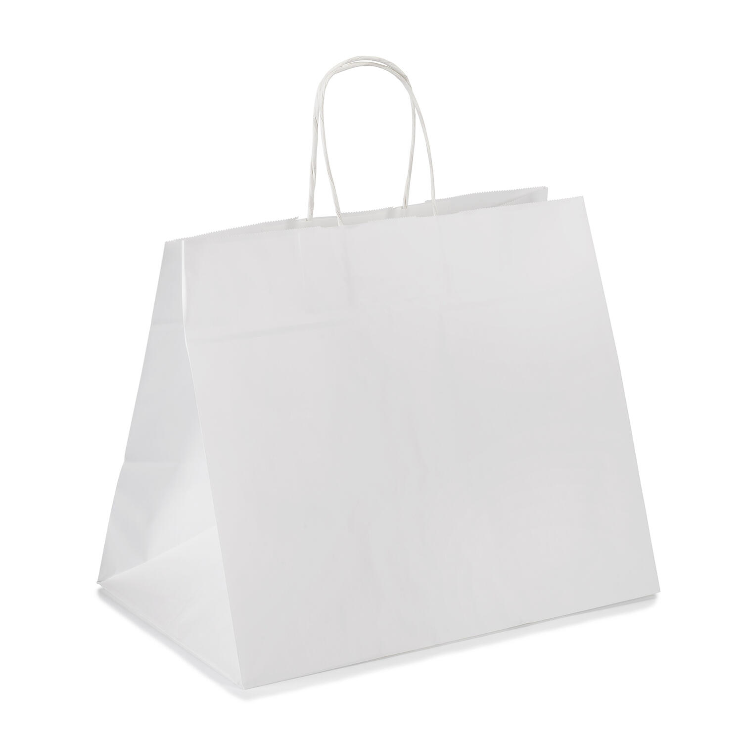 Papiertragetaschen mit Kordelhenkeln Kordeltaschen 320 + 215 x 270mm 80g wei