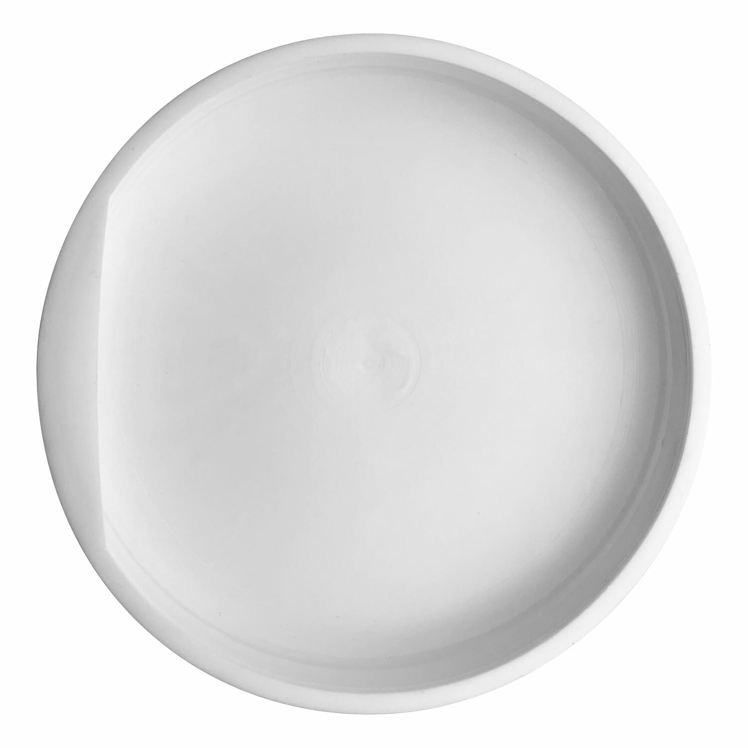 Einsteckdeckel Ersatzdeckel f�r Versandrohre 76mm rund, wei�