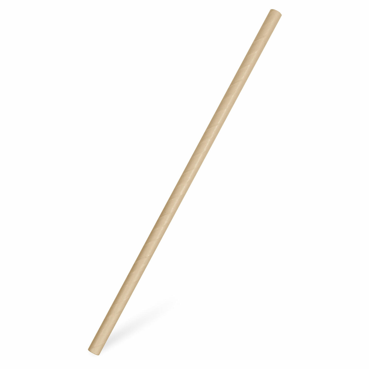 Papiertrinkhalme f�r Kaltgetr�nke JUMBO natur 25 cm � 8 mm, 100 Stk.