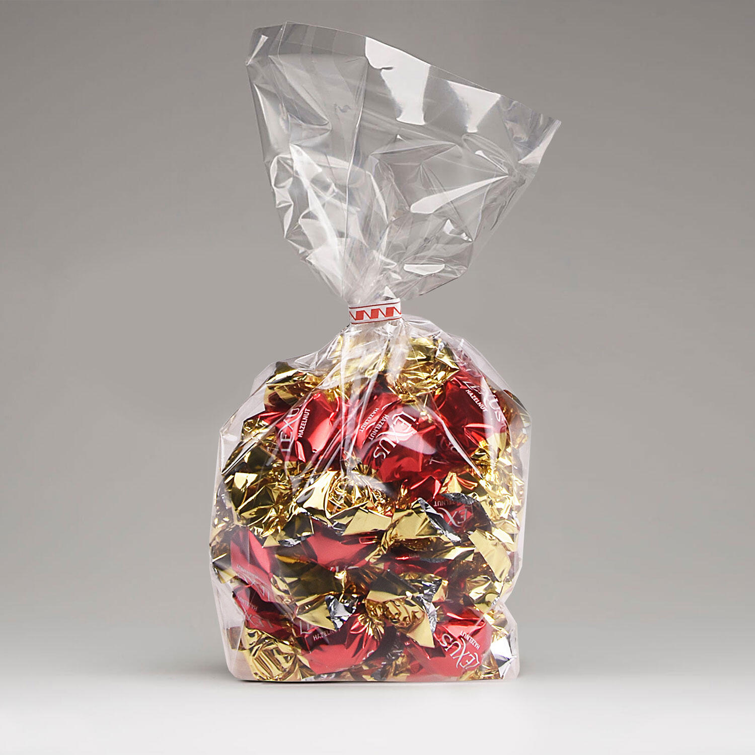 Verschlussclipse U-Form Beutelverschlsse 33 x 8 mm rot/wei PAP/FE, 1000 Stk.