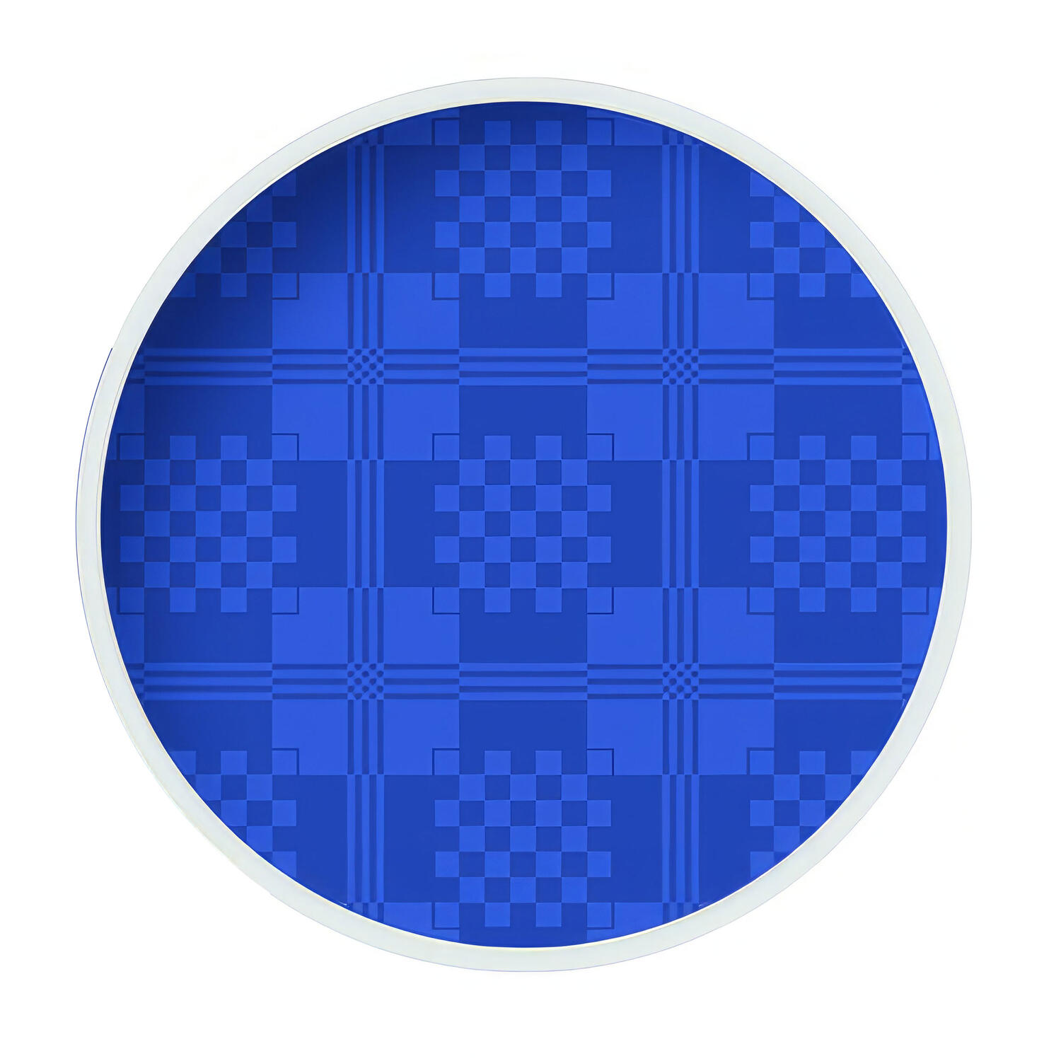 Damasttischdecke Tischtuch aus Papier, gerollt 1,20m x  8m, blau
