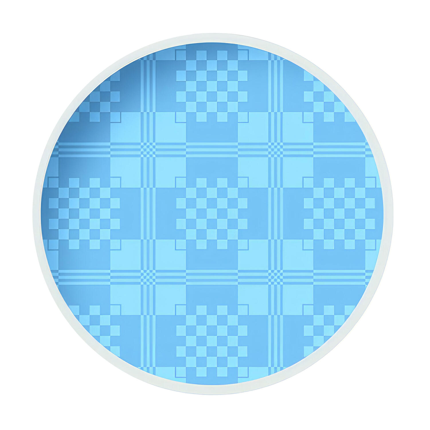 Damasttischdecke Tischtuch aus Papier, gerollt 1,20m x  8m, hellblau
