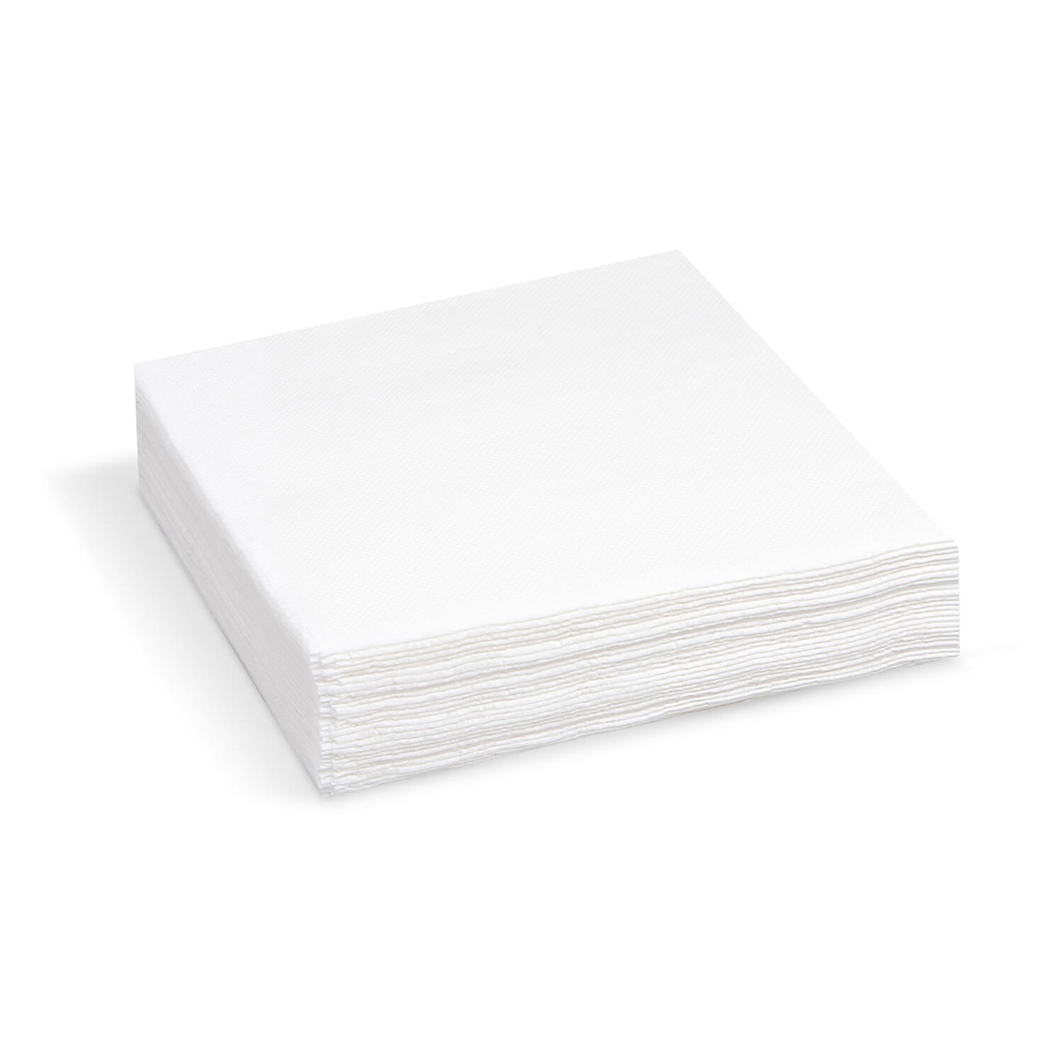 Servietten Pr�geservietten 1-lagig, 33 x 33 cm, wei�, 500 Stk.